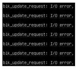 Linux, ошибка: blk_update_request io error